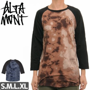 オルタモント ALTAMONT スケボー Tシャツ HALF STEP MINI TIE DYE 3/4 RAGLAN 7分 TEE NO57