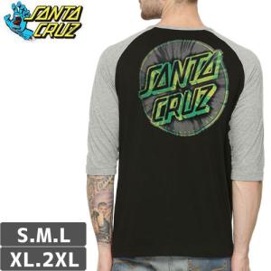 サンタクルーズ Tシャツ santa cruz スケボー  WARP DOT RAGLAN 3/4 SLEEVE TEE NO99