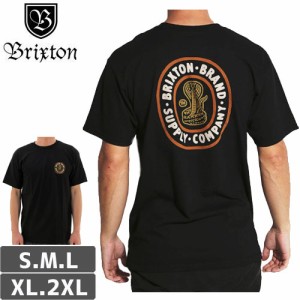 スケボー Tシャツ BRIXTON ブリクストン PACE TEE ブラック NO11