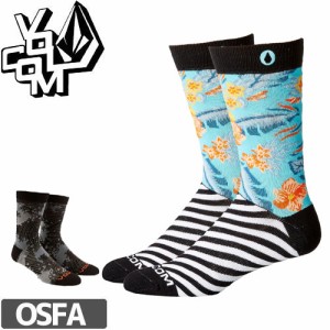 ボルコム ソックス VOLCOM メンズ SNAZZY SOCKS クルー丈 NO29