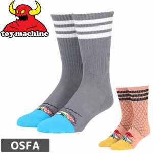 TOY MACHINE トイマシーン ソックス HOOKER STONER SECT SOCK イエロー ブルー NO38