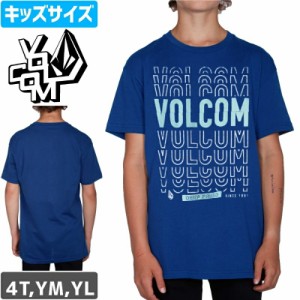 VOLCOM ボルコム キッズ Tシャツ COPY CUT S/S YOUTH TEE ブルー NO75