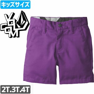 VOLCOM ボルコム キッズ ショートパンツ FRICKIN CHINO SHORTS 短パン 幼児サイズ NO25