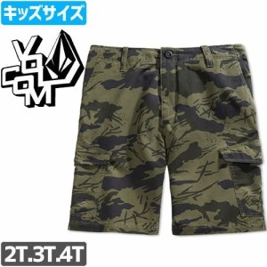 VOLCOM ボルコム キッズ ショートパンツ FIELDSTONE CARGO SHORT 短パン 幼児サイズ NO26