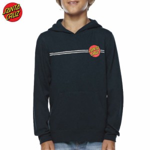 サンタクルーズ SANTACRUZ キッズ パーカー CLASSIC DOT HOODED PULLOVER YOUTH ネイビー NO6