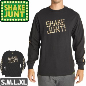 シェイクジャント SHAKE JUNT ロングTシャツ X RAY LONGSLEEVE ブラック NO02