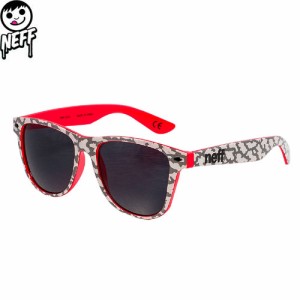 ネフ NEFF サングラス DAILY SUNGLASSES グレー x レッド NO30