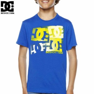 DC ディーシーシューズ ユース Tシャツ THERAPY BIG YOUTH TEE ロイヤル ブルー NO15