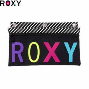 ロキシー ROXY ペンシルケース ROXY PEN PALS ブラック x ホワイト NO44