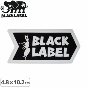 BLACK LABEL ブラックレーベル ステッカー ANT LOGO STICKER 4.8 x 10.2cm ブラック NO68