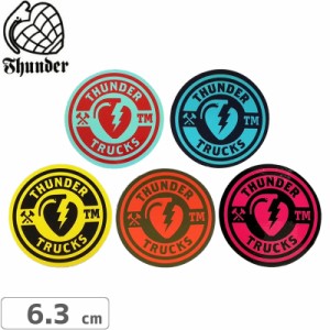 サンダー トラック THUNDER スケボー ステッカー Circle Sticker 6.3cm×6.3cm NO47