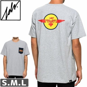 ジャスリブ JSLV スケボー Tシャツ スノボー サーフ SPIRIT SELECT GREY POCKET TEE ヘザーグレー NO9