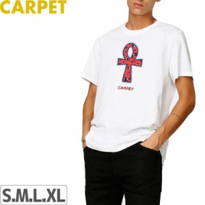 CARPET COMPANY カーペット カンパニー スケートボード Tシャツ ANKH ELLINGTON TEE ホワイト NO3