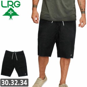 LRG ハーフパンツ 裾丈 ストレッチ エルアールジー CHOPPA STYLE TRUE STRAIGHT WALKSHORT ブラック NO8