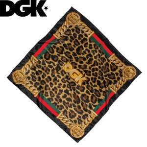 DGK ディージーケー スケボー スカーフ SAFARI BANDANA ブラック NO2