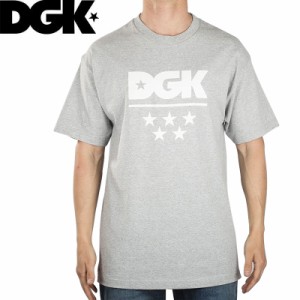 DGK ディージーケー スケボー Tシャツ ALL STAR 3 TEE ヘザーグレー NO303