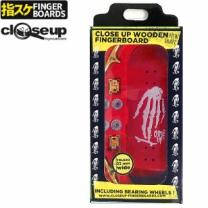 クローズアップ フィンガーボード CLOSE UP FINGERBOARD RED DECK 33MM MEDIUM CONCAVE NO132