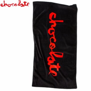 チョコレート スケートボード CHOCOLATE ビーチタオル CHUNK BEACH TOWEL ブラック NO2