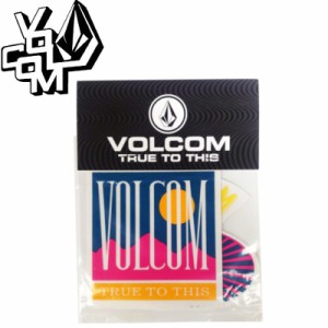 ボルコム VOLCOM ステッカー SOLARIZED STICKER PACK 6枚入り NO400