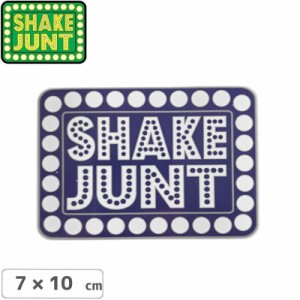 シェークジャント SHAKE JUNT STICKER ステッカー BOX LOGO STICKER 7 x 10cm ブルー NO55