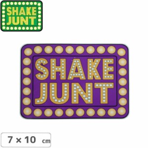 シェークジャント SHAKE JUNT STICKER ステッカー BOX LOGO STICKER 7 x 10cm パープル NO56