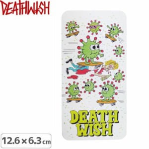 DEATHWISH デスウィッシュ スケボー ステッカー KIRBY QUARANTINE STICKER 12.6 x 6.3cm NO150