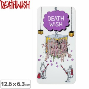 DEATHWISH デスウィッシュ スケボー ステッカー DELFINO QUARANTINE STICKER 12.6 x 6.3cm NO153