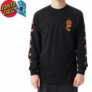 サンタクルズ SANTA CRUZ スケボー ロンT GROUP DOT L/S TEE ブラック NO12