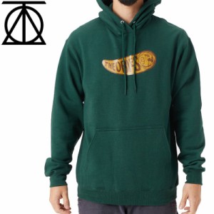 THEORIES セオリーズ スケボー パーカー トレーナー MOAI HOODIE グリーン NO1