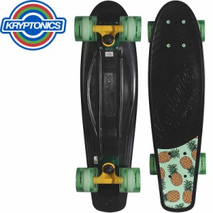 KRYPTONICS クリプトニクス クルーザー スケートボード  ORIGINAL TORPEDO 22.5 MINI CRUISER 22.5インチ BLACK PINEAPPE NO4