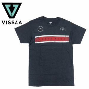 ヴィスラ VISSLA サーフィン Tシャツ COSTA RICA TEAM TEE ネイビーヘザー NO8