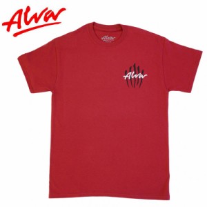 ALVA SKATES アルバ スケートボード Tシャツ SCRATCH LOGO TEE レッド NO1