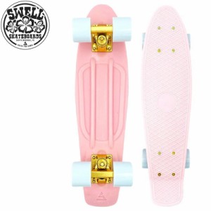 SWELL スェル スケートボード ミニ クルーザー PLASTIC MINI CRUISER COMPLETE 22インチ CORAL GOLD NO1