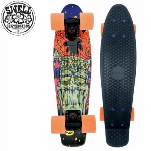 SWELL スェル スケートボード ミニ クルーザー PLASTIC MINI CRUISER COMPLETE 22インチ TIKI VOLCANO NO5