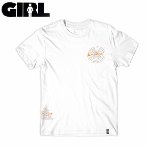 ガール GIRLSKATEBOARD スケボー Tシャツ ORCA TEE ホワイト NO315