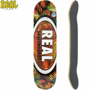 リアル REAL スケートボード デッキ TEAM TROPIC OVALS II DECK 7.75インチ NO197