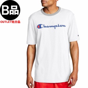 アウトレットCHAMPION チャンピオン Tシャツ REVERSIBLE MESH TEE USAモデル ホワイト 