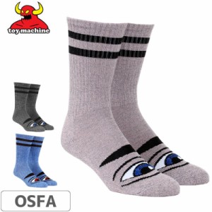 トイマシーン ソックス TOY MACHINE 靴下 HEATHER SECT EYE SOCK ブルー グレー ピンク NO37