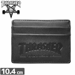 スラッシャー THRASHER USモデル カードケース CARD WALLET ブラック IDケース NO4