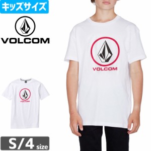 VOLCOM ボルコム キッズ Tシャツ NEW CIRCLE TEE YOUTH ホワイト NO80