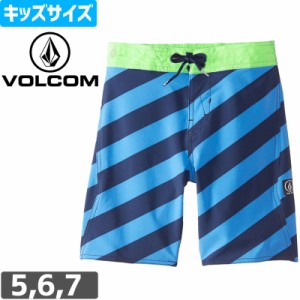 VOLCOM ボルコム キッズ ボードショーツ STRIPEY ELASTIC LY 水着 ユースサイズ NO31