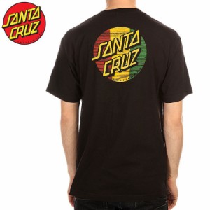 サンタクルーズ SANTA CRUZ スケボー Tシャツ RASTA HAKA REGULAR TEE ブラック NO63