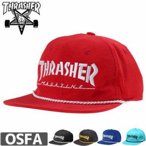 スラッシャー メッシュ キャップ US規格 CAP THRASHER LOGO ROPE SNAPBACK CAP3COLOR NO27