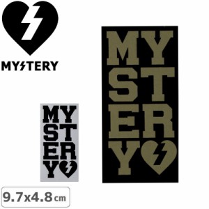 ミステリー MYSTERY スケボー ステッカー MYSTERY VARSITY STICKER 2色 9.7cm x 4.8cm NO33