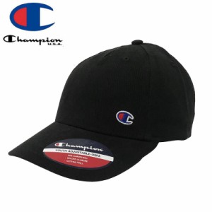 CHAMPION チャンピオン キッズ ベースボールキャップ ADJUSTABLE HAT YOUTH STRAPBACK HAT ブラック NO07