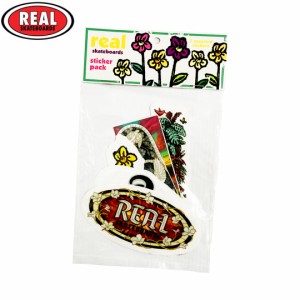 リアル REAL SKATEBOARD スケボー ステッカー ASSORTED STICKER PACK NO67