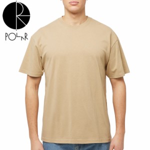POLAR ポーラー スケボー Tシャツ STROKE LOGO TEE ゴールド NO43