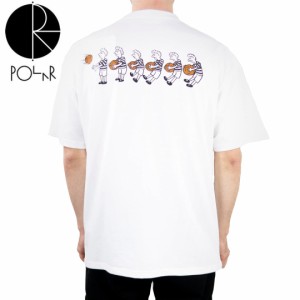 POLAR ポーラー スケボー Tシャツ BASKETBALL TEE ホワイト NO41