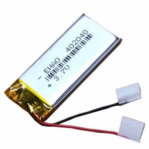 リチウムポリマー バッテリー 3.7v 300mAh 402040 Li-Po電池 ドローンやウォークマンの交換バッテリーに 