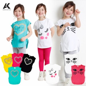 LA発!! キッズ 女の子 Tシャツ トップス チュニック 子供 インポート 子供服 可愛い おしゃれ 西海岸 アメリカ 《レビュー記入でメール便